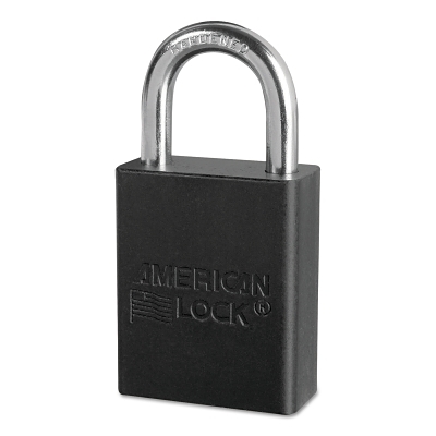 BLACK SAFETY LOCK-OUT COLOR CODED SECUR